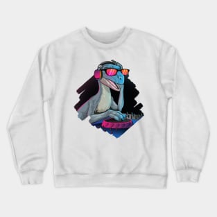 Prehistoric Beats: DJ Dino in the Mix Crewneck Sweatshirt